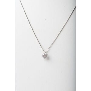 Designer Womens 950 Platinum ~0.70CT I2 Diamond Pendant Necklace 19" 2g